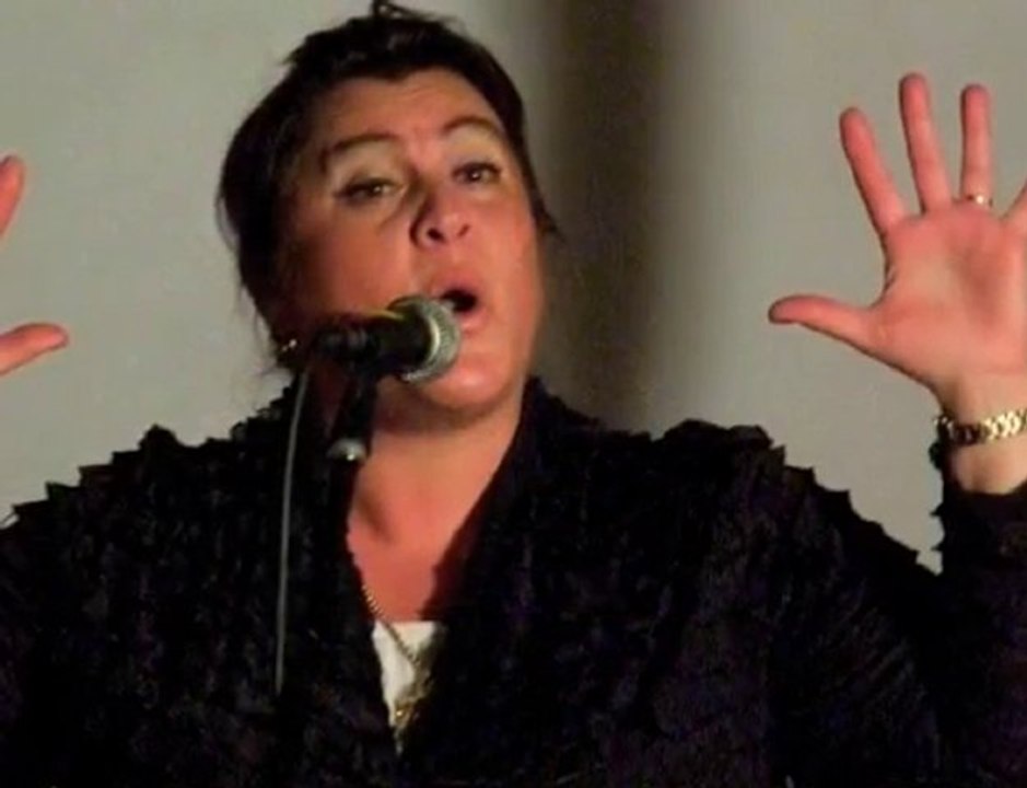 Images de la veillée avec Sylvie Buisset, Bellegarde, 31 oct