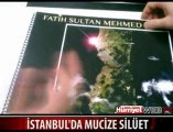 istanbul haritasındaki fatih sultan mehmet silüeti