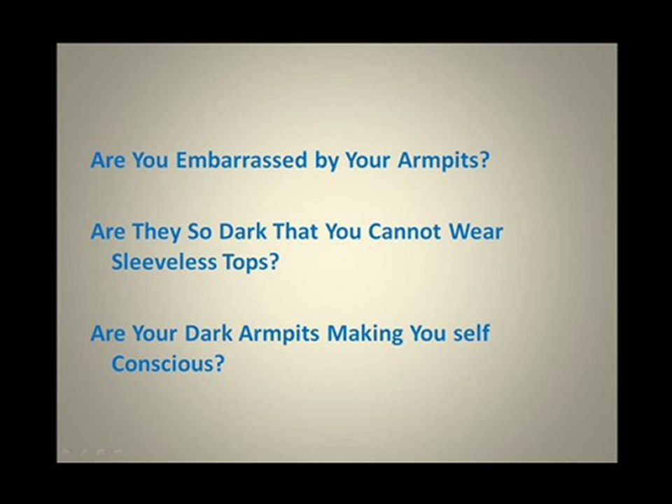 Underarm Whitening Treatment