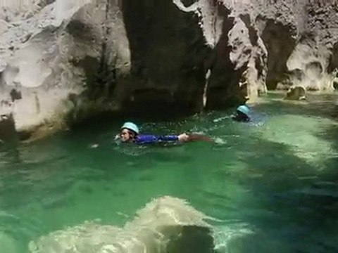 canyoning en sierra de guara auberge LALBARDA Alquezar