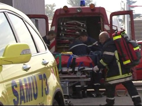 Exercice de crash aérien sur l’aéroport de Chambéry-Voglans