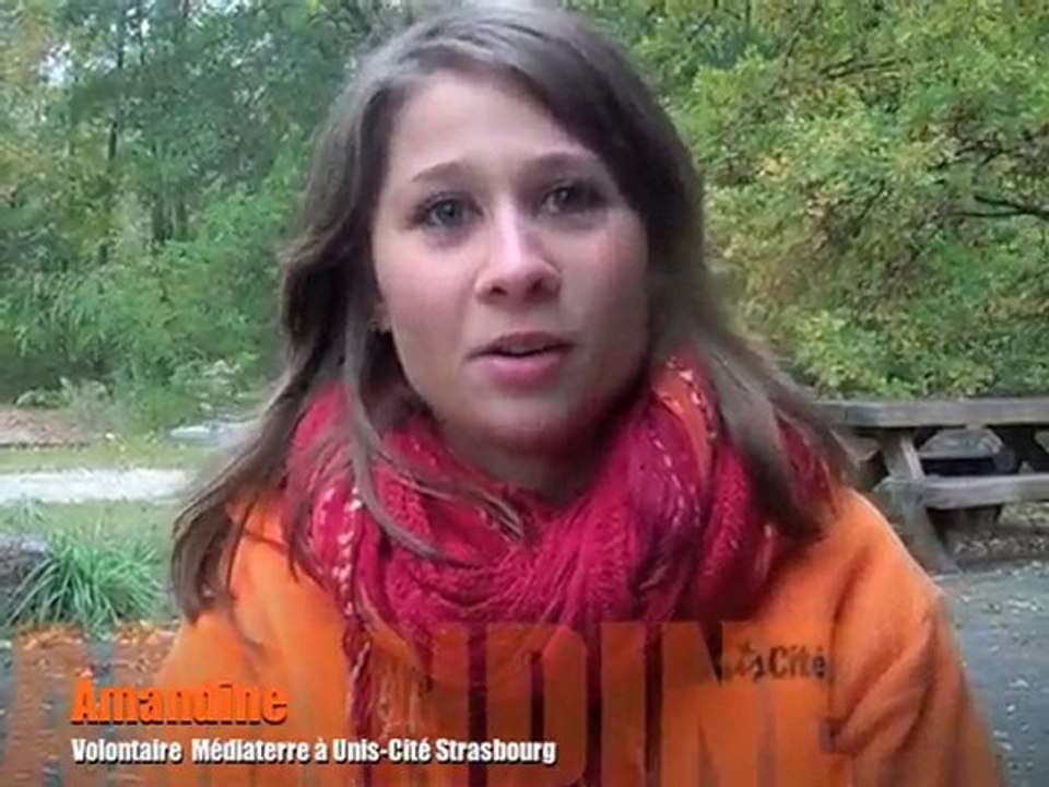 Amandine, future Médiaterre à Unis-Cité Strasbourg