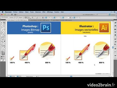 Illustrator CS5 : Pixels et vecteurs
