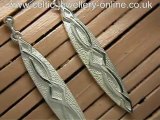 Silver Celtic Earrings DSF100