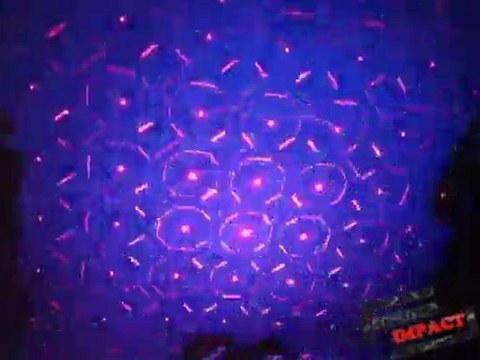 Laser Lounge effet ciel étoilé grating, et led 3w bleue