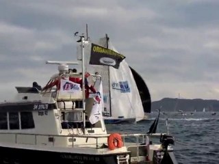 nono - rhum 2010 : passage de la bouée du cap fréhel