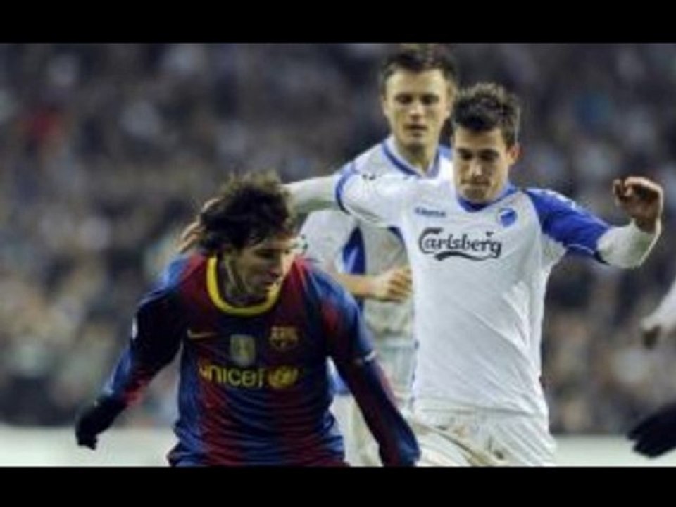 Copenhagen 1-1 Barcelona Messi great-strike