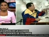 Presidentes Chávez y Santos se reunirán el martes en Caracas