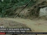 Lluvias y deslaves golpean norte y centro de Italia