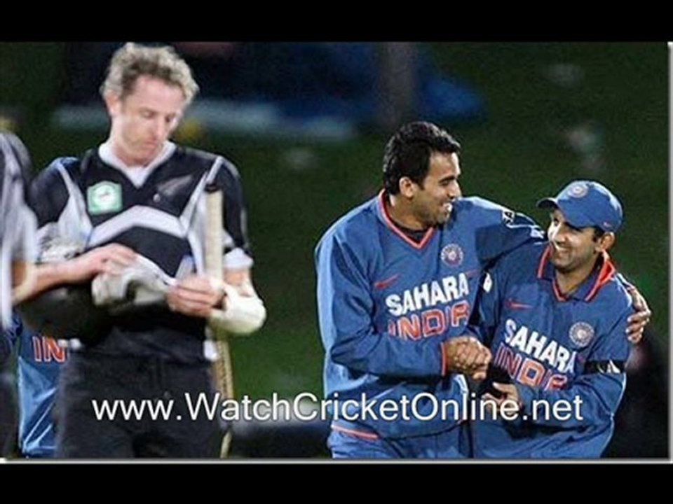 watch India vs New Zealand 2010 Test matches online