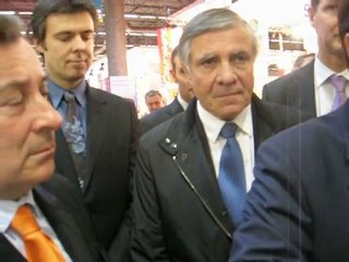 Christian Estrosi sur le stand Haute-Savoie Sous-Traitance
