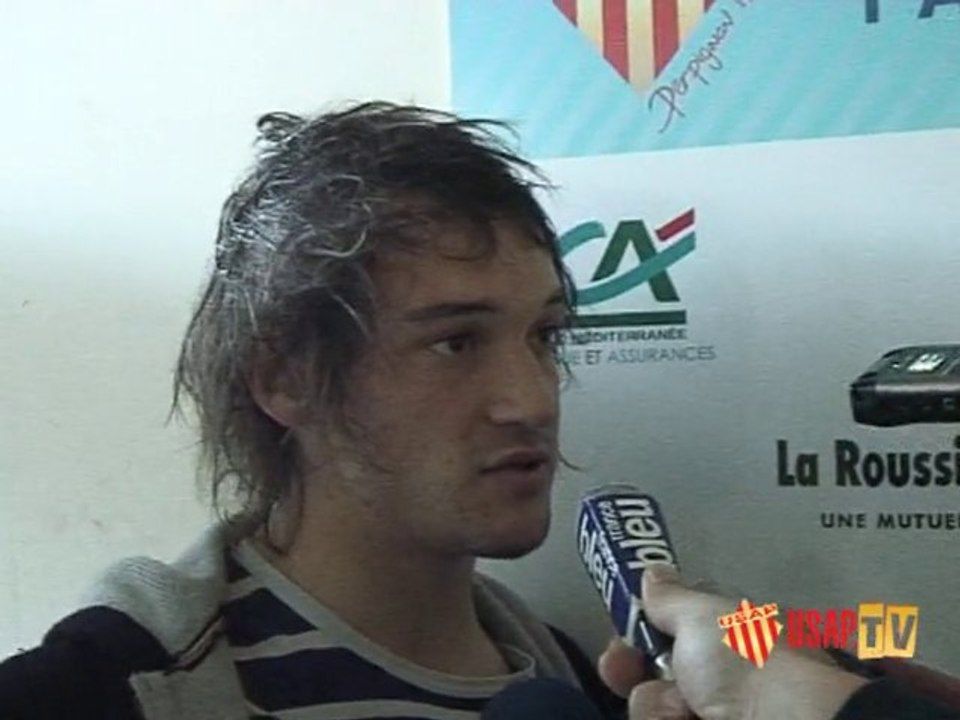 Les ITV d'avant match USAP RCT Nov2010