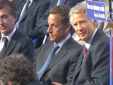 Nicolas Sarkozy en visite dans l'Aube