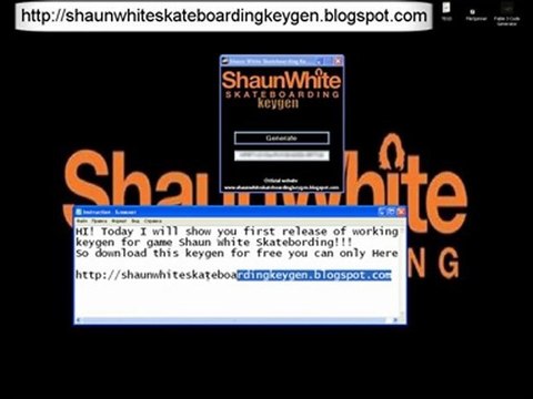 Shaun White Skateboarding key generator code gen