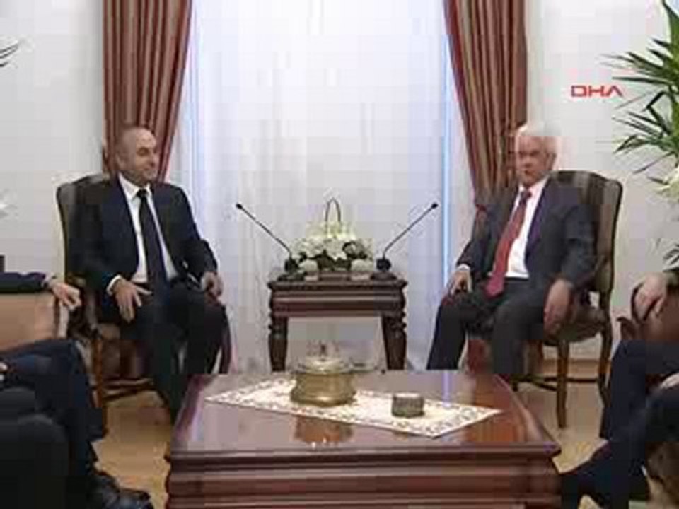 Mevlüt Çavuşoğlu- Derviş Eroğlu Görüşmesi