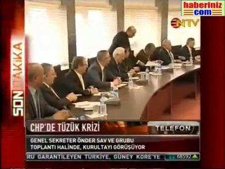 CHP'de kılıçlar çekildi