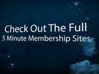 5 Minute Membership Sites Review