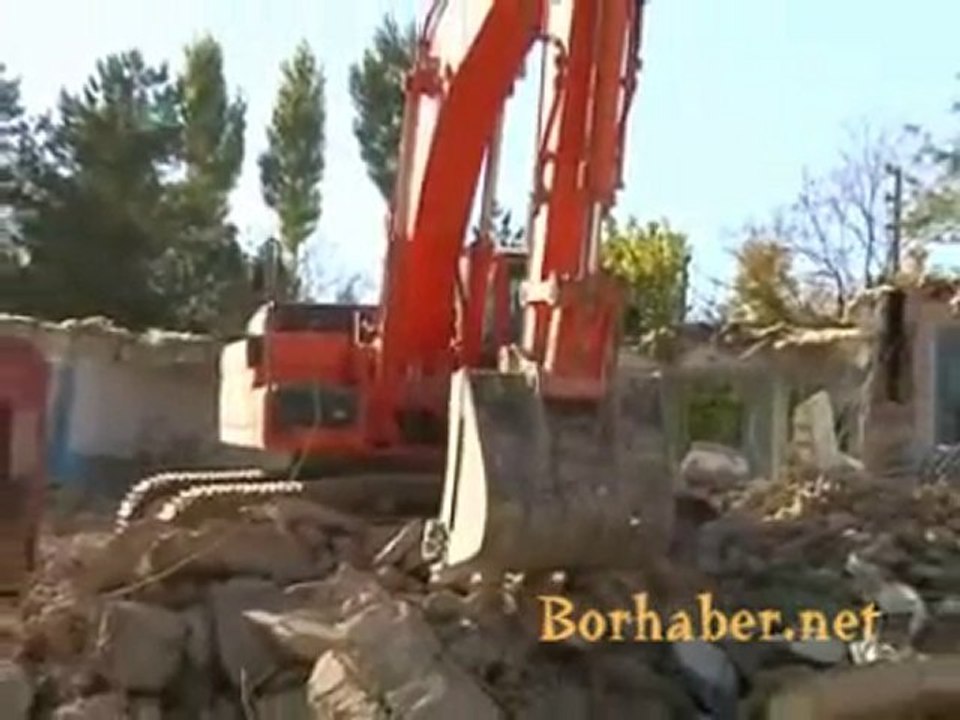 Bor Başpınar İlköğretim inşaatı başladı         borhaber.net