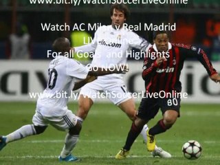 AC Milan v Real Madrid LIVE All & Highlights 03/11/2010