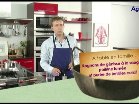 FAMILY TRIPES : Rognons de génisse à la sauge...