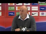 Lille-Caen: Excuses de Franck Dumas aux arbitres (Foot)