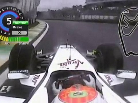 Interlagos 2009 Pole Barrichello Onboard