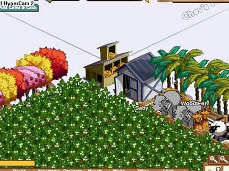 FarmVille: cheat multiple chicken coops