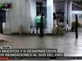 Muertos y desaparecidos por inundaciones en Vietnam