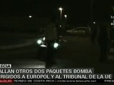 Hallan otros dos paquetes bomba dirigidos a Europol y al Tribunal de la Unión Europea