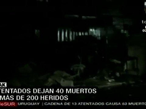 En Irak, decenas de muertos en atentados simultáneos con bomba