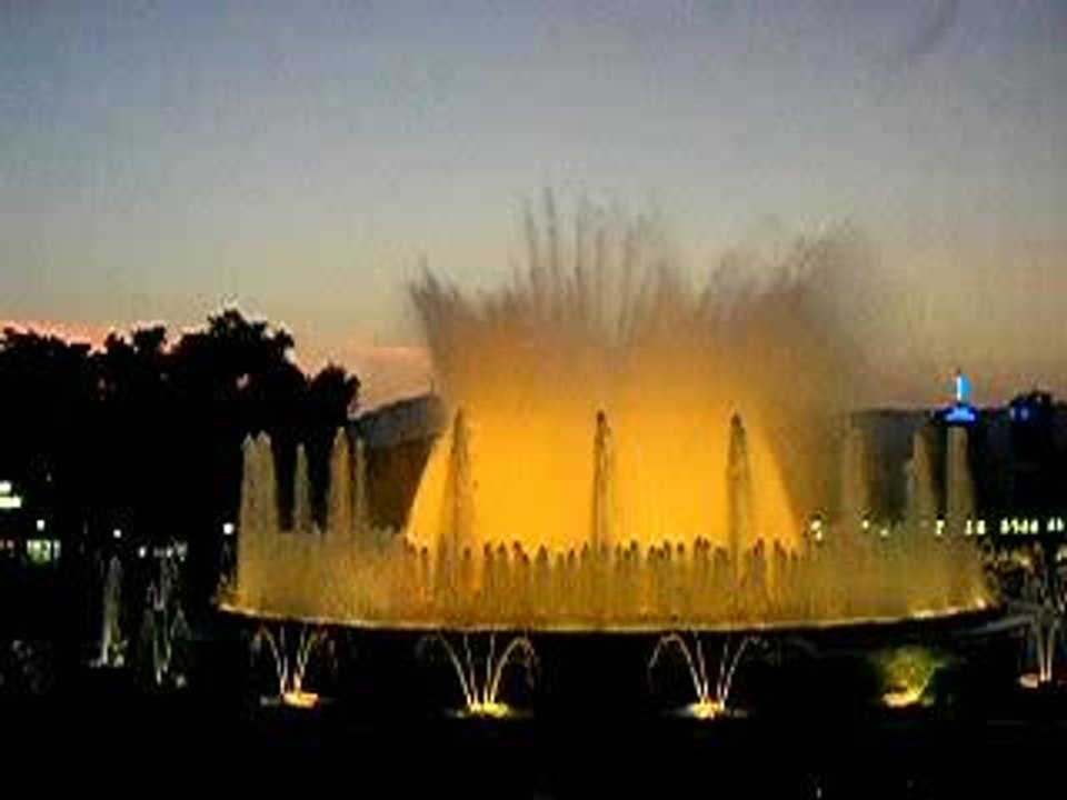 Les fontaines de Montjuïc