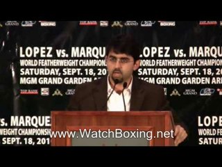 watch Juan Manuel Lopez vs Rafael Marquez pay per view boxin