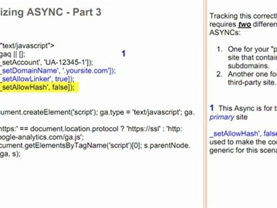 Web Analytics Training: Customizing Async - Part 3