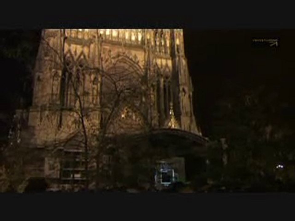 Elektricity #8 sur le parvis de la Cathédrale de Reims