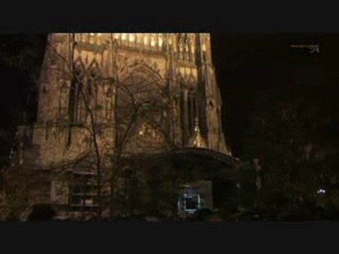 Elektricity #8 sur le parvis de la Cathédrale de Reims