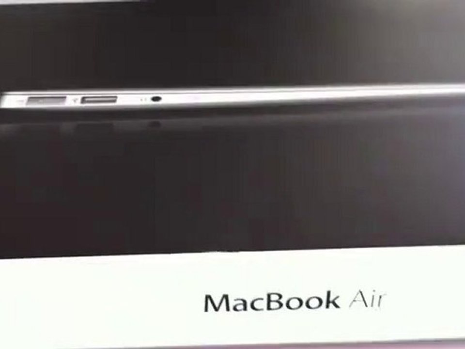 Deballage MacBook Air 2010