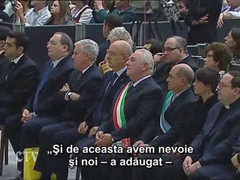 Papa: Isus curăţă gunoiul din conştiinţa noastră