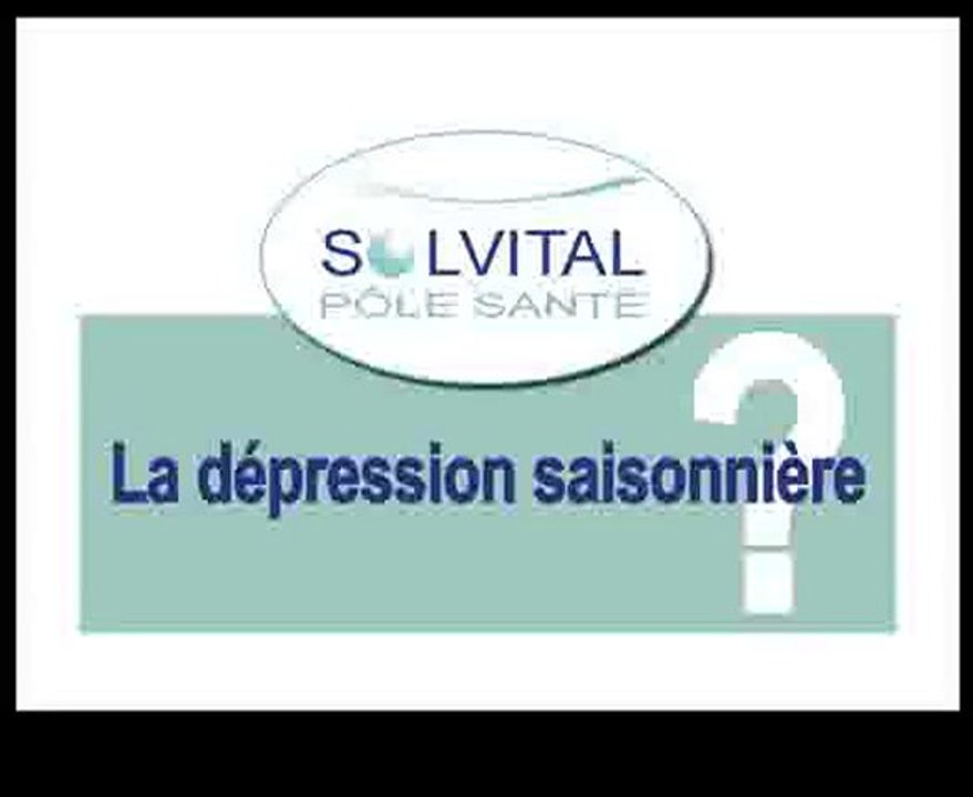 Dépression saisonnière et luminothérapie