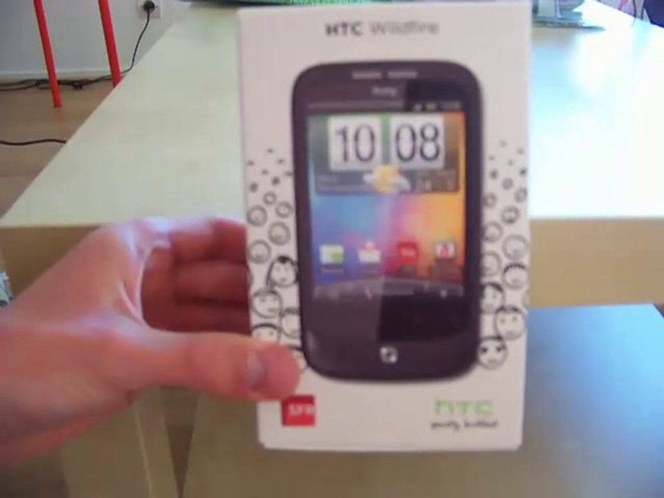Présentation Smartphone HTC Wildfire - Partie 1