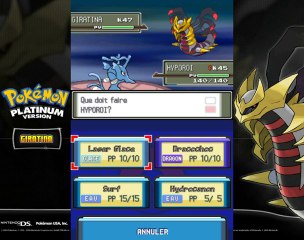 Légendaire Giratina : Pokémon Platine
