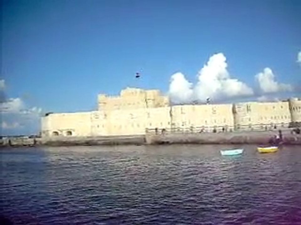 alexandria light house & Qaitbey fort in Egypt