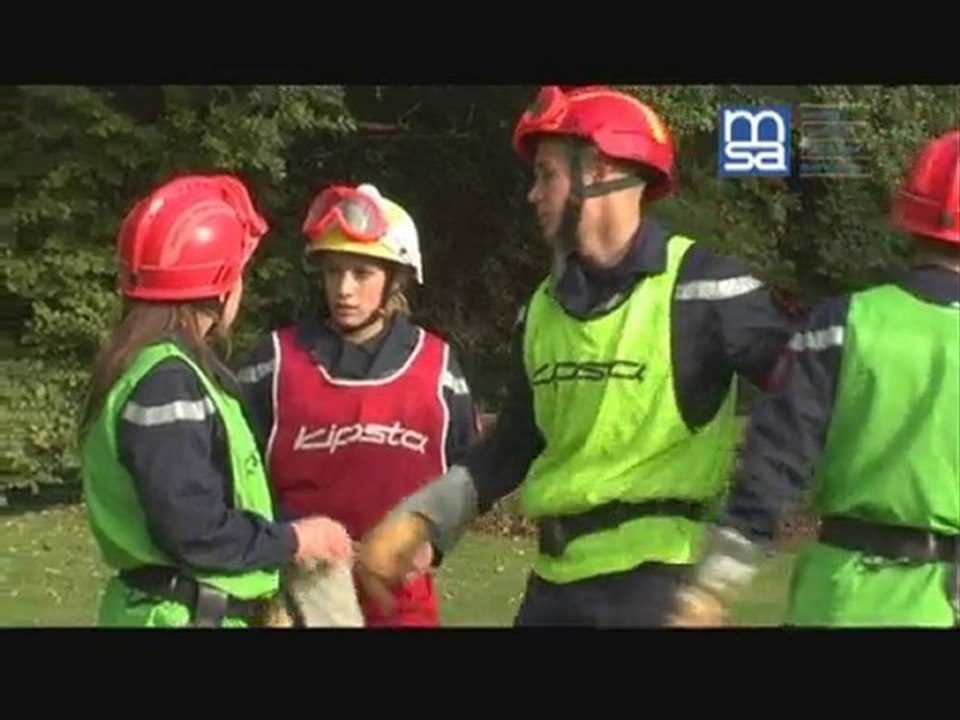Reportage sur de jeunes sapeurs pompiers volontaires