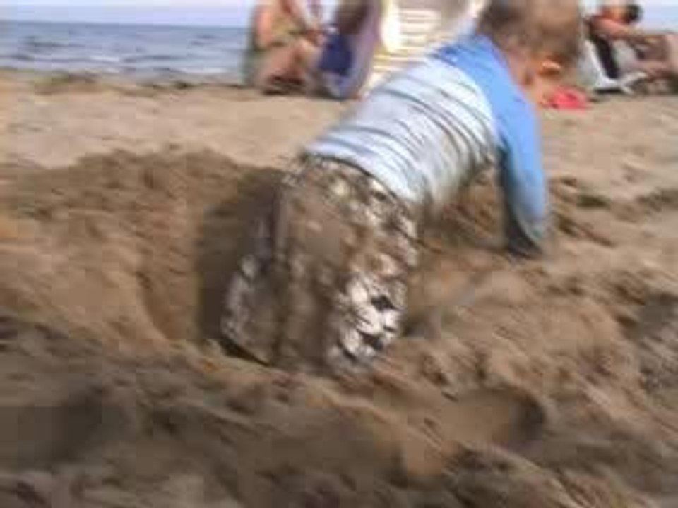 Flo plein de sable