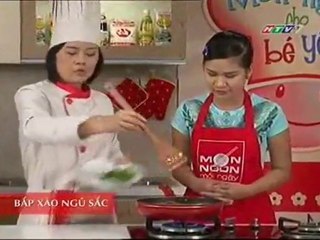 Bắp xào ngũ sắc