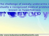 Sweaty Armpits also knows as Hyperhidrosis