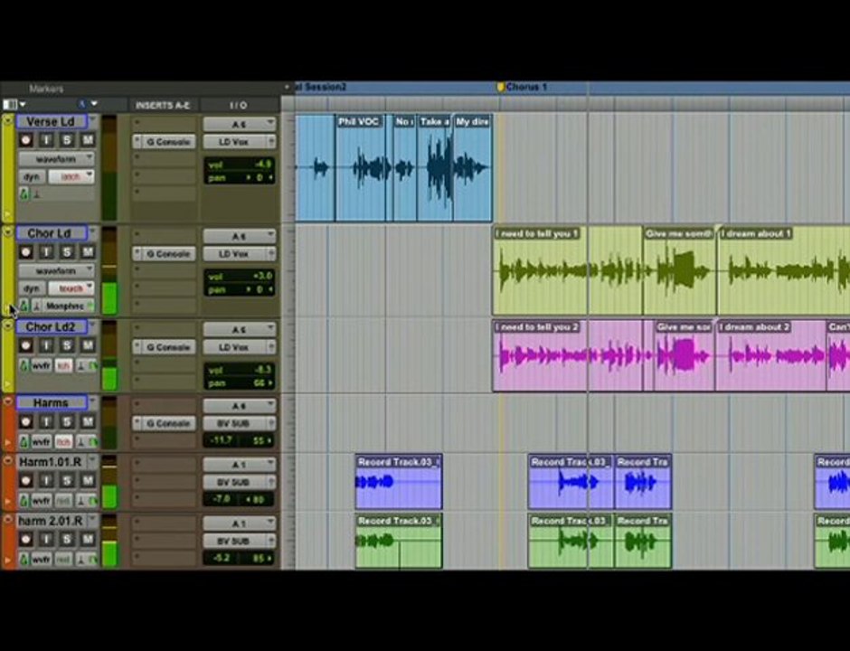 ProTools 8 - Interface graphique (La Boite Noire)