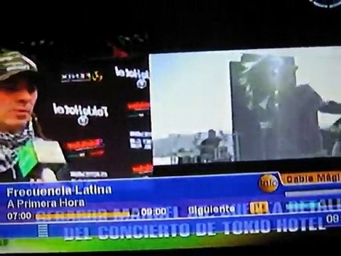 DETALLES DE EL CONCIERTO DE TOKIO HOTEL EN PRIMERA HORA