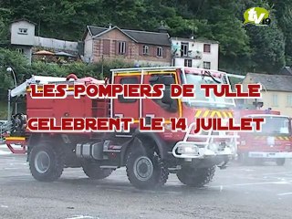 Les pompiers de TULLE celebrent le 14 juillet
