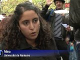 Retraites: environ 300 jeunes ont manifesté à Paris