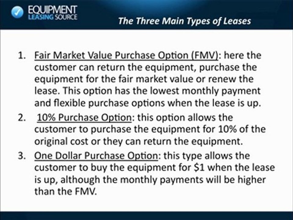 Equipment Leasing Quick Facts